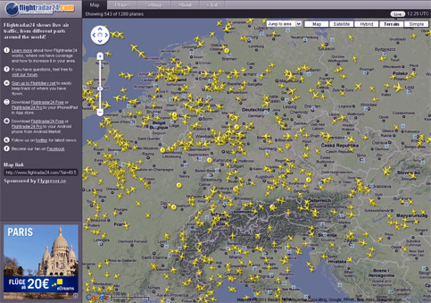 Bild: Flightradar24.com